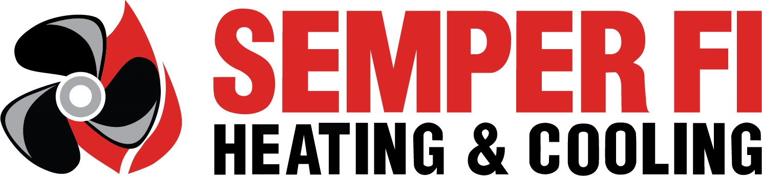 Semper-Fi Heating and Cooling Logo