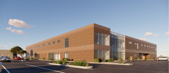Rendering of possible public safety training facility